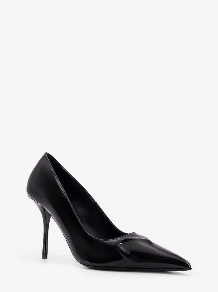 Patent leather pumps