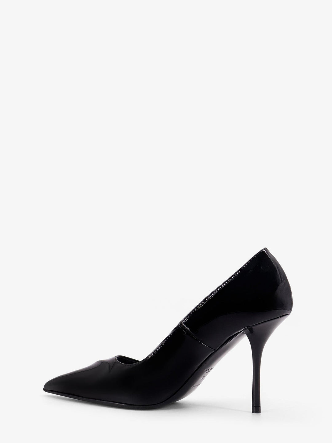 Patent leather pumps
