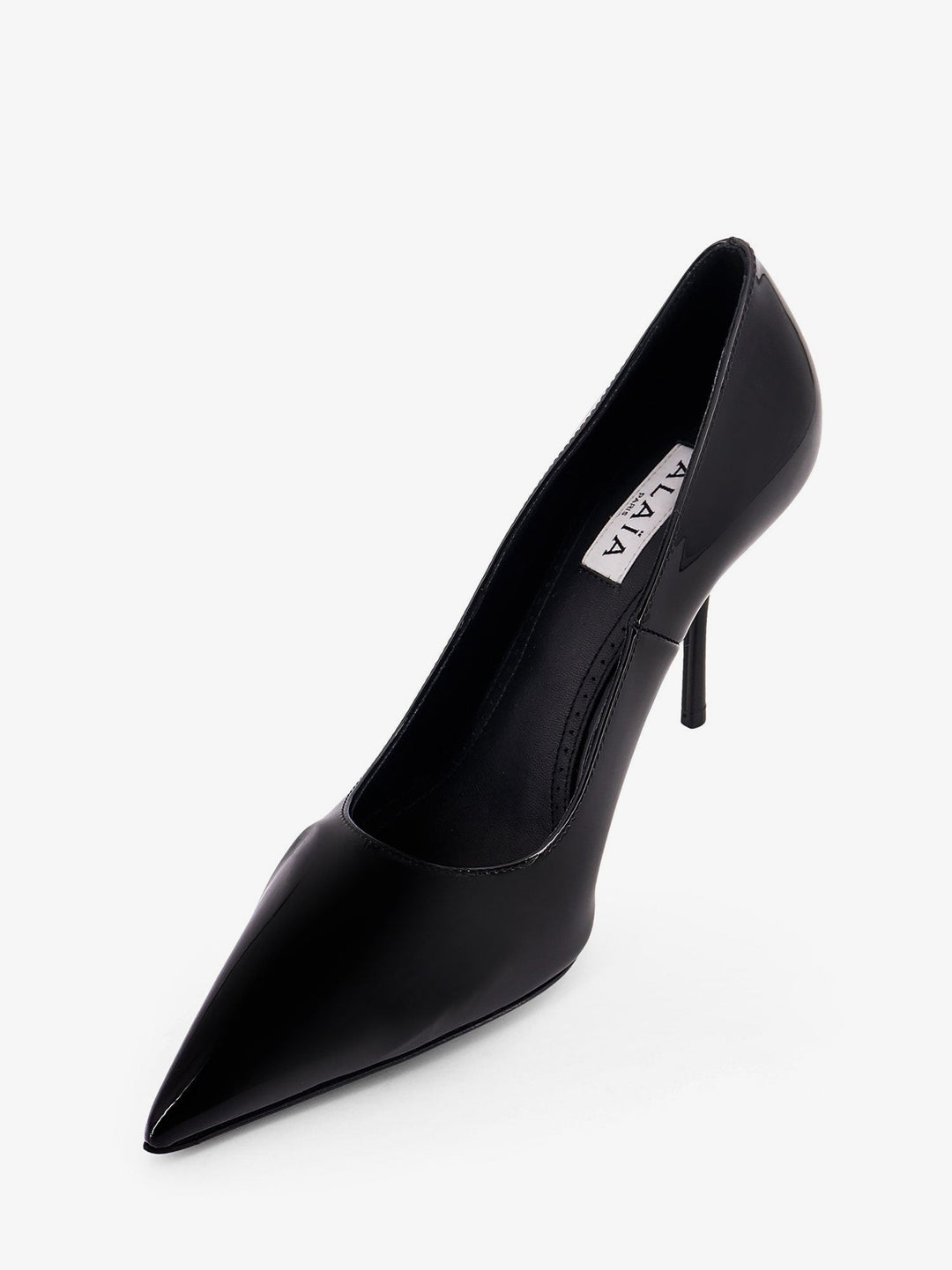 Patent leather pumps