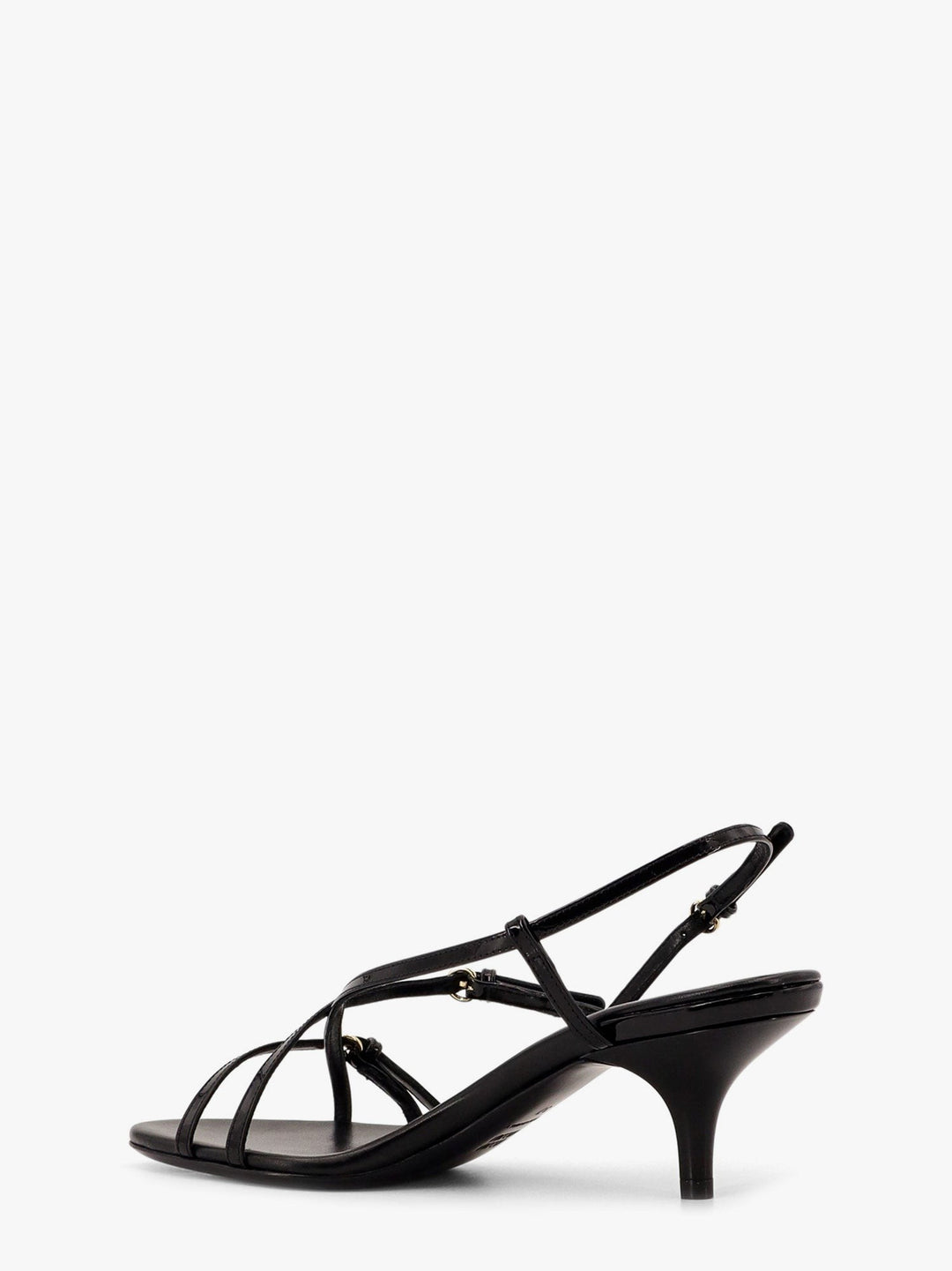 Patent leather sandals