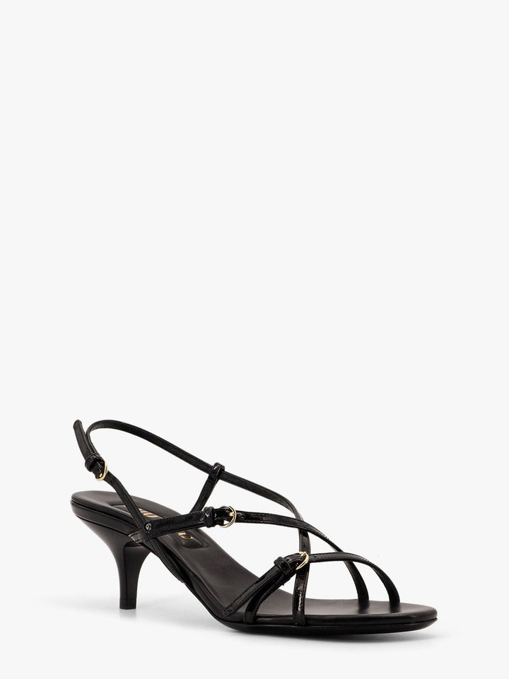 Patent leather sandals
