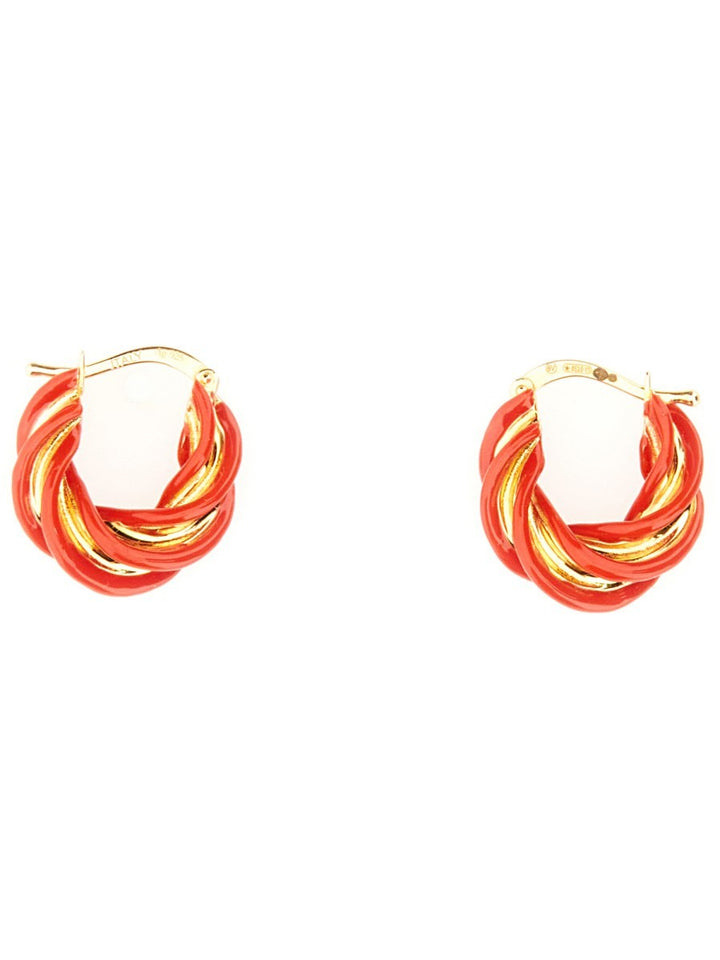 PILLAR HOOP EARRINGS