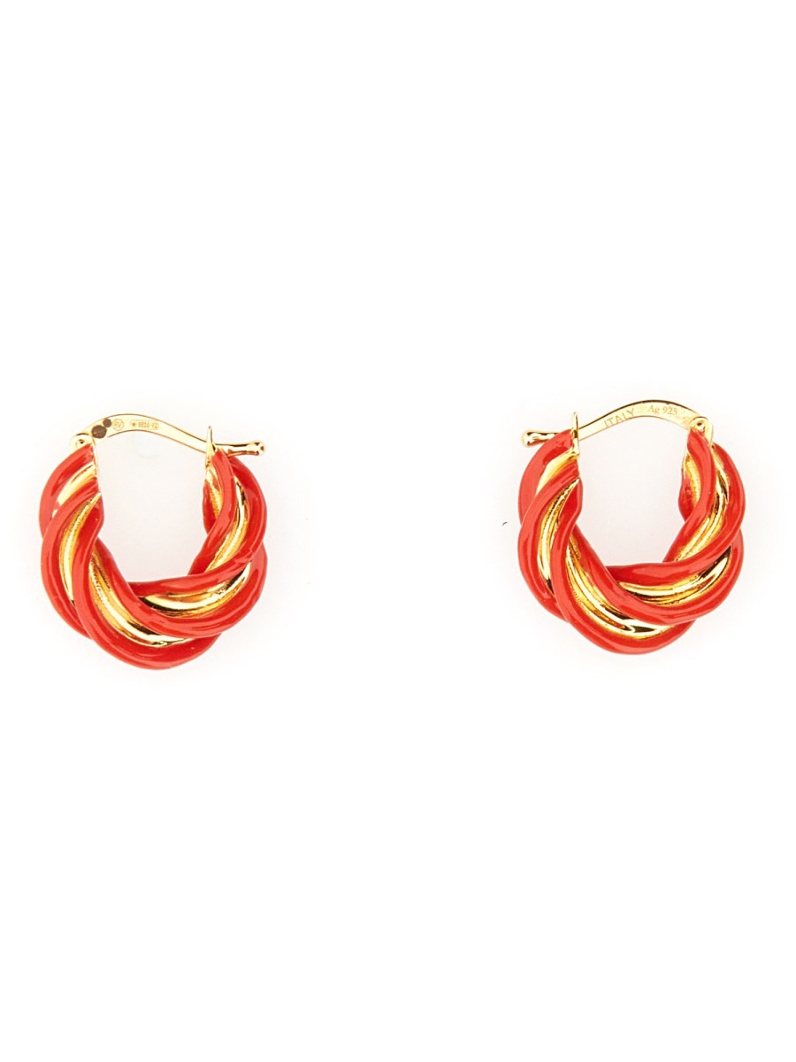 PILLAR HOOP EARRINGS