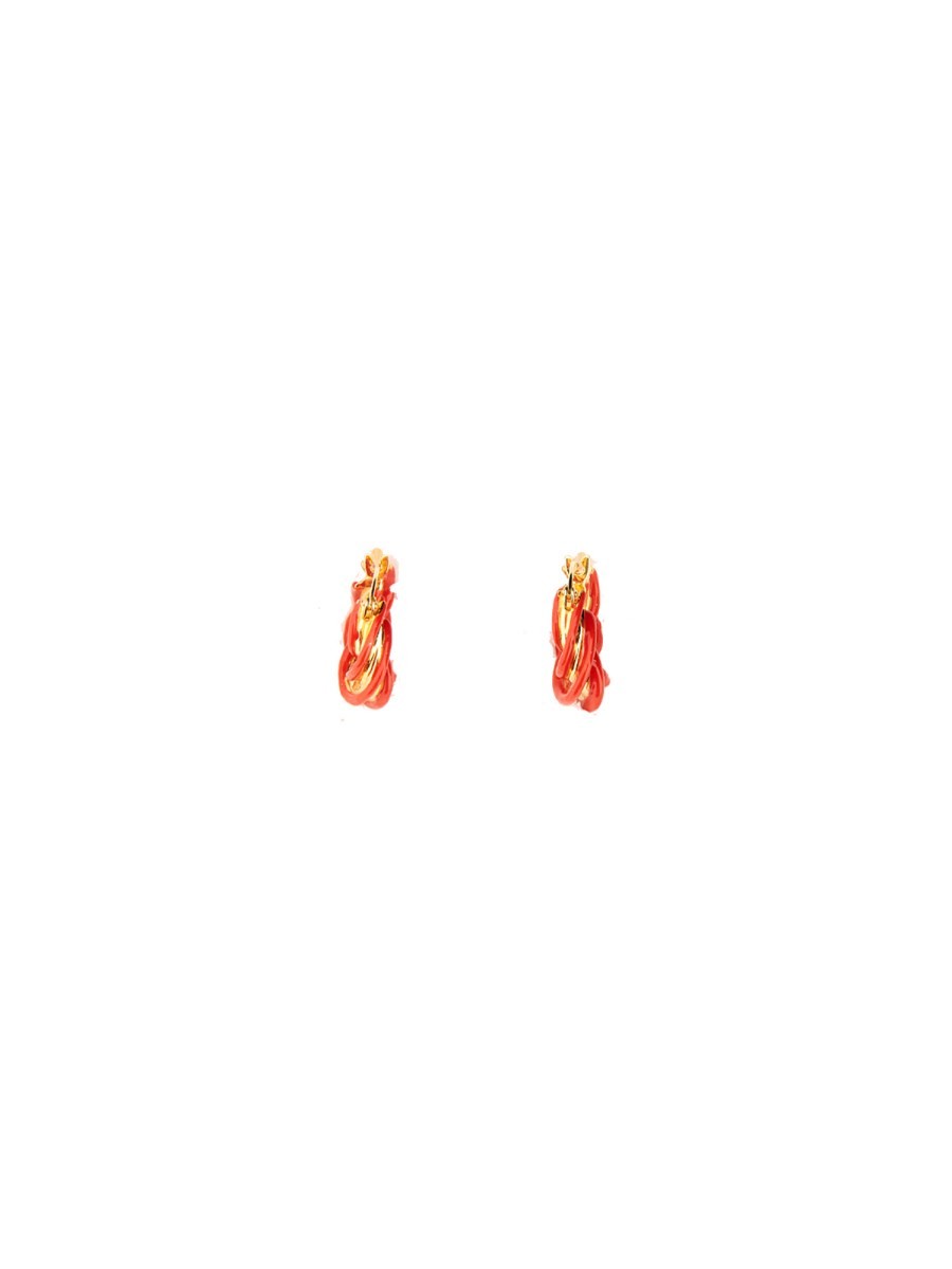 PILLAR HOOP EARRINGS