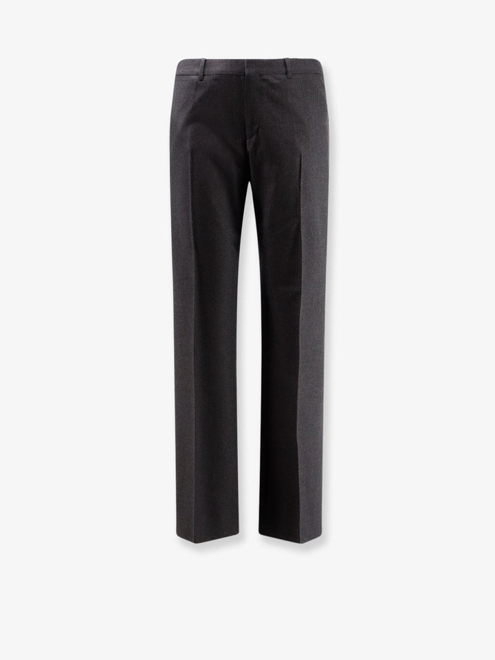 Pinstripe wool trousers