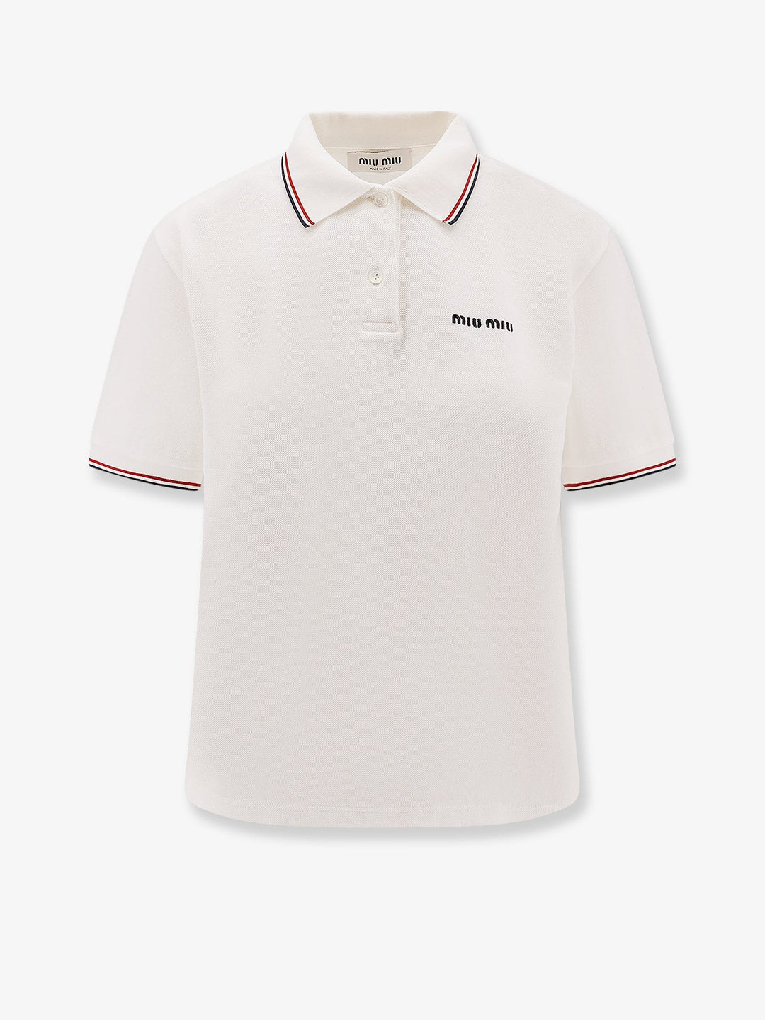 Piqué polo shirt with logo embroidery