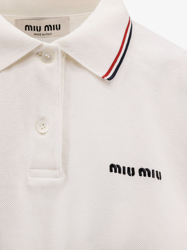 Piqué polo shirt with logo embroidery
