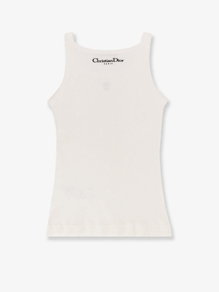 Ribbed cotton tank top