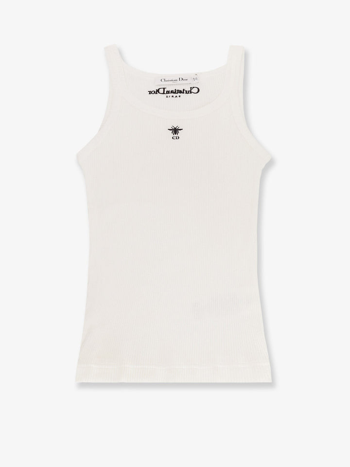 Ribbed cotton tank top