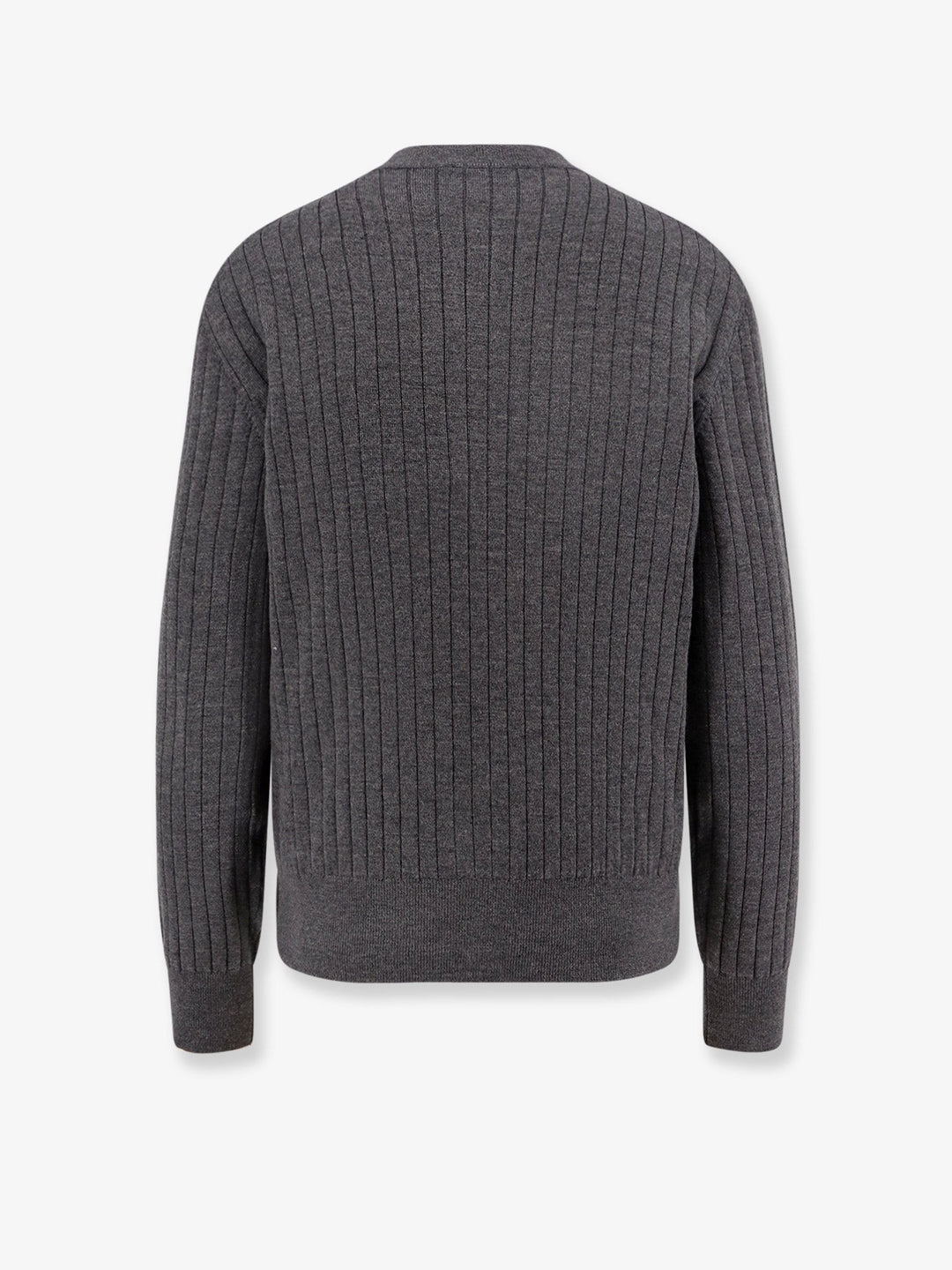 Ribbed wool cardigan