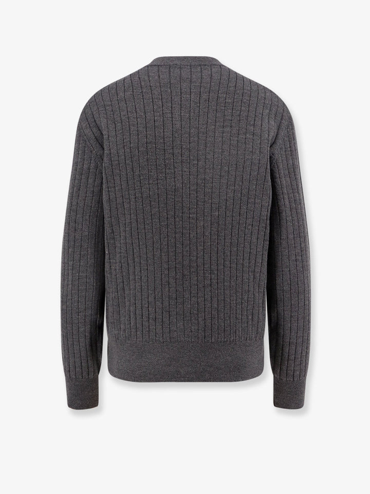 Ribbed wool cardigan