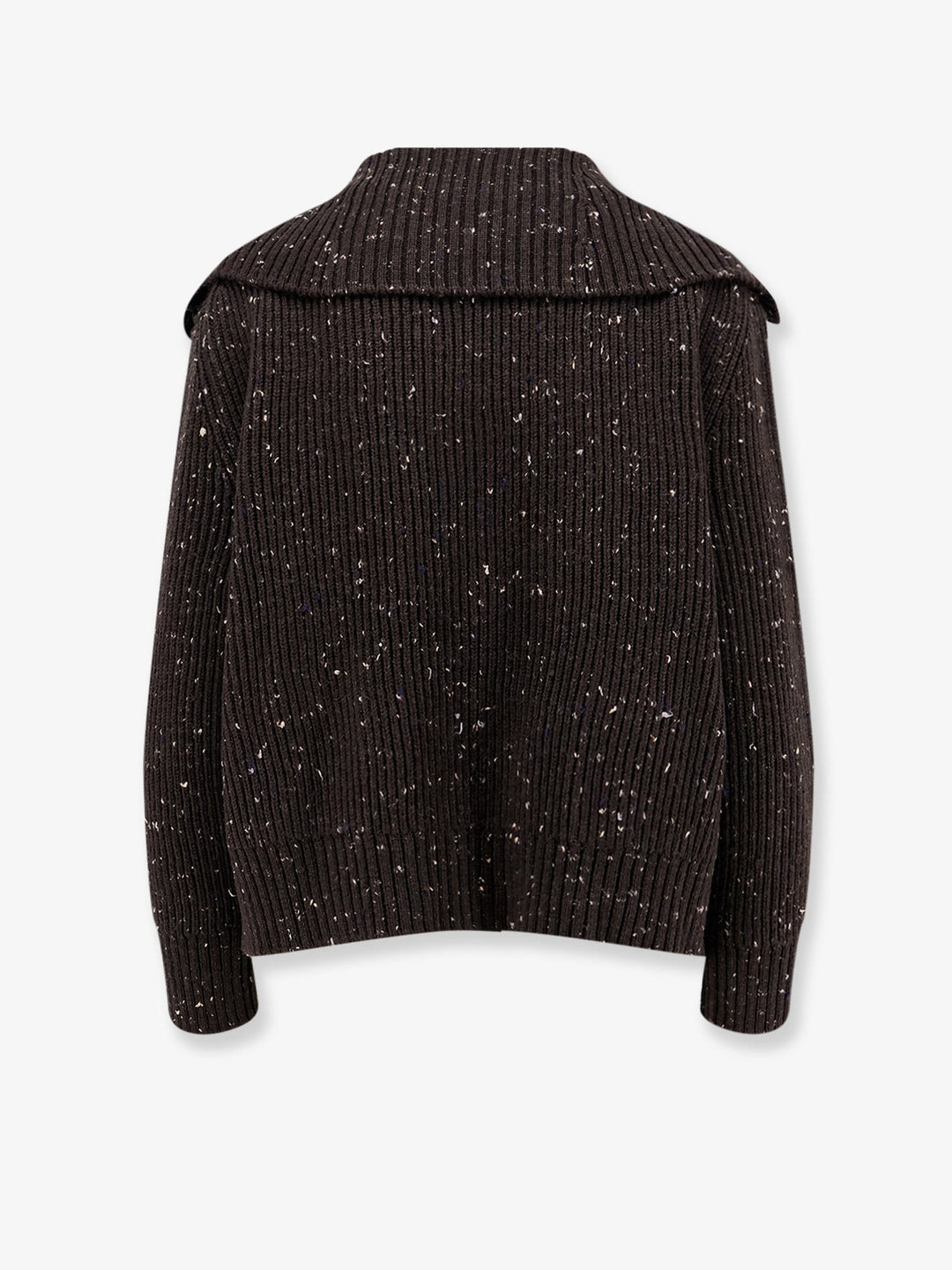 Ribbed wool cardigan