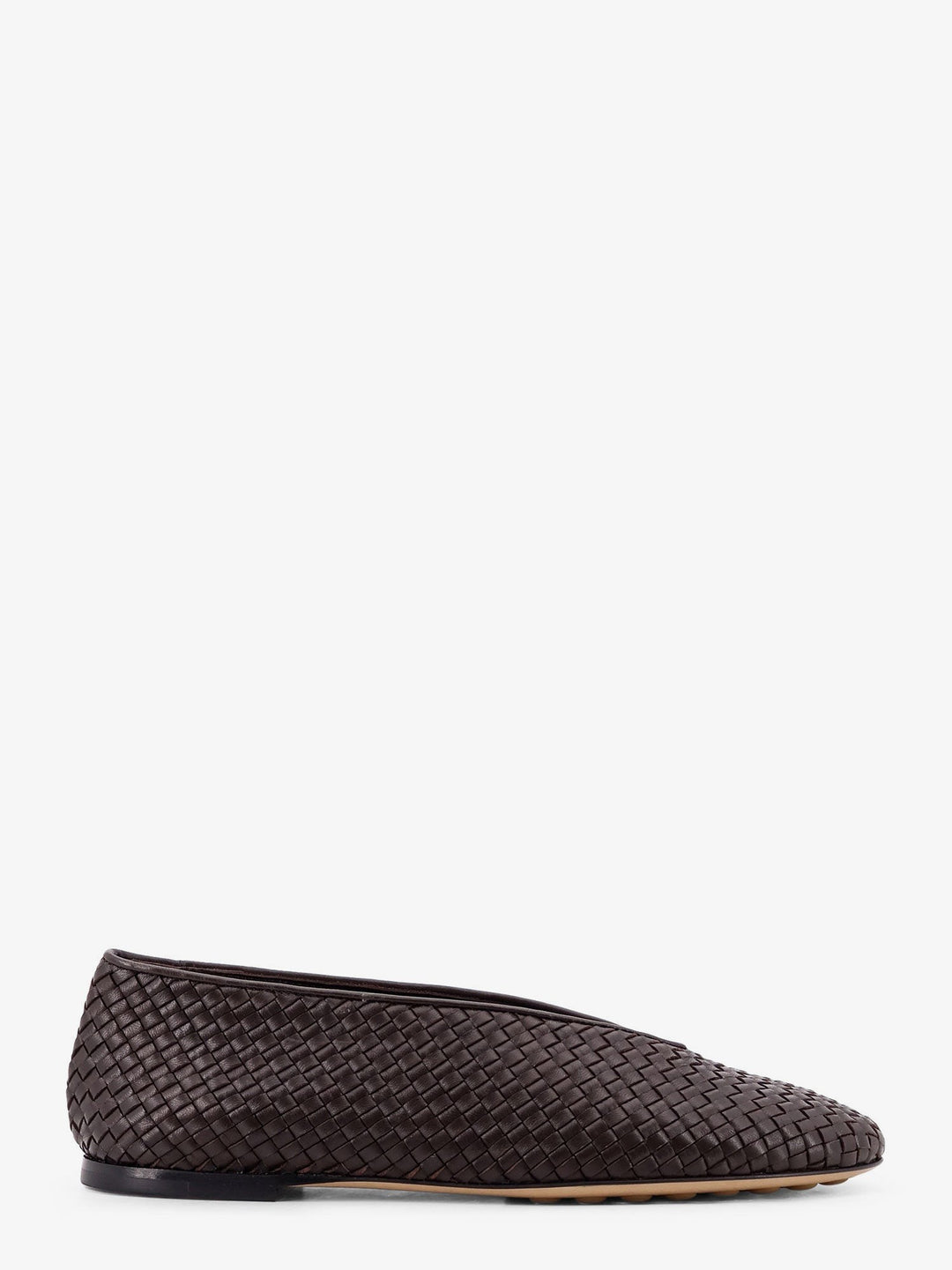 Rosa woven leather ballerinas