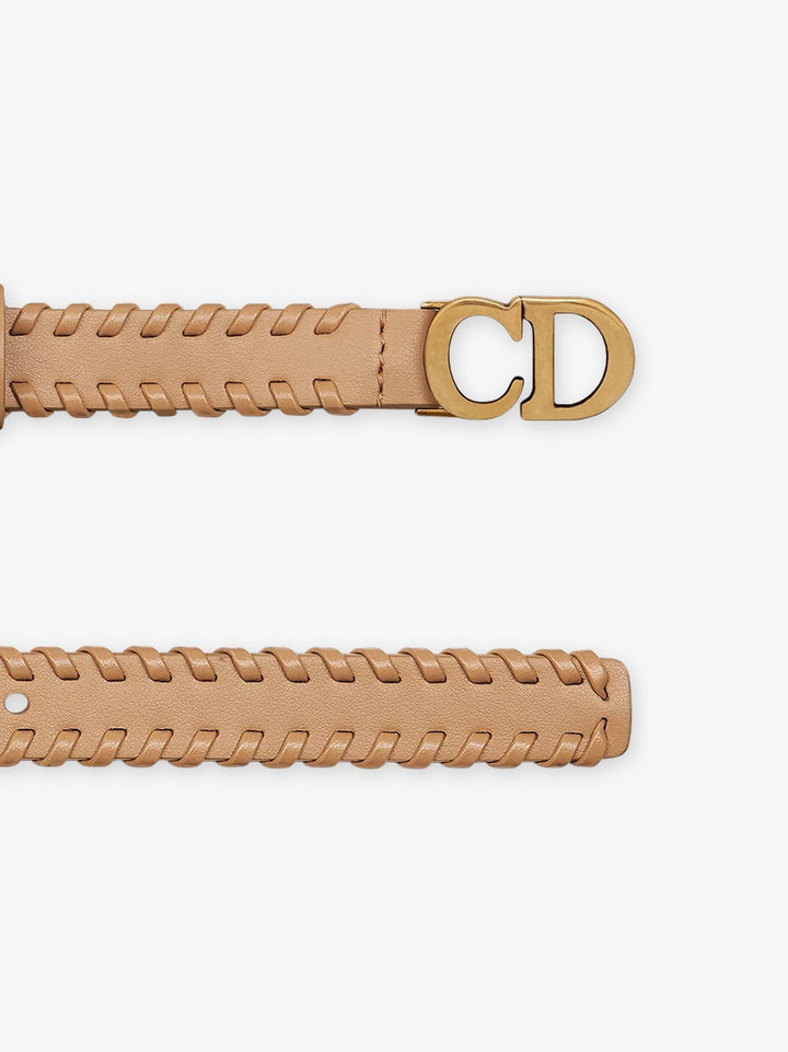 Saddle leather belt