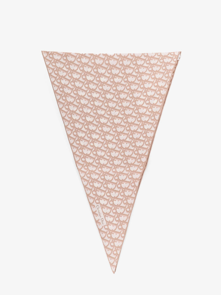 Silk foulard with Dior Oblique motif