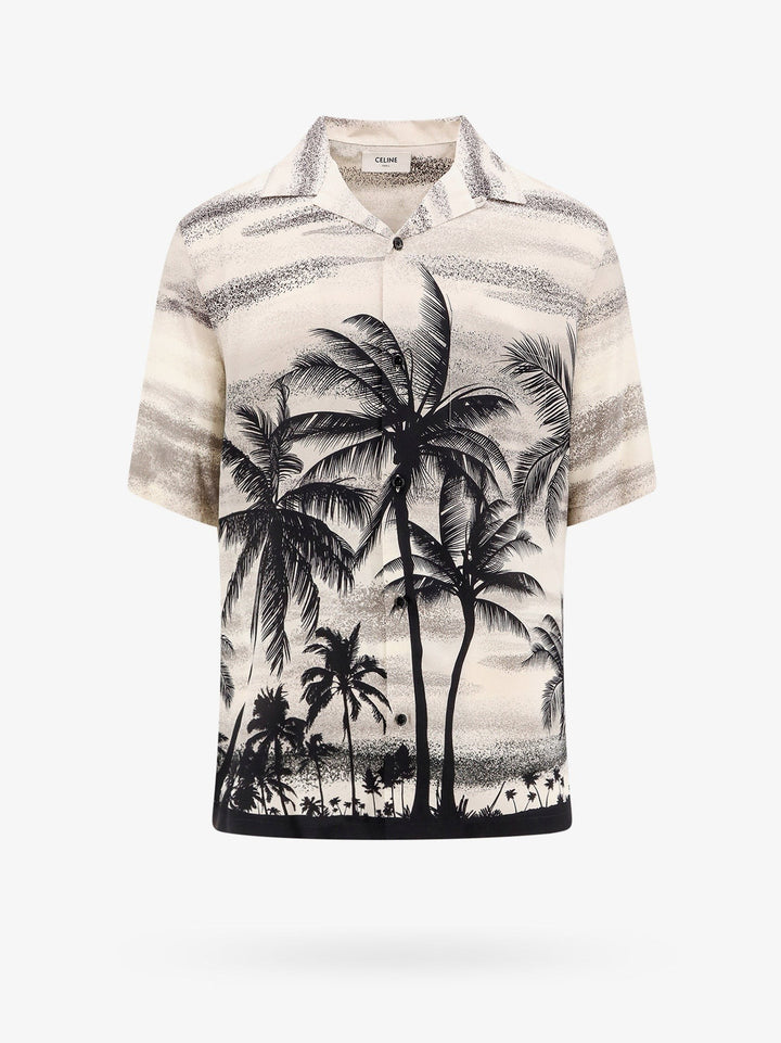 Silk shirt with hawaian print