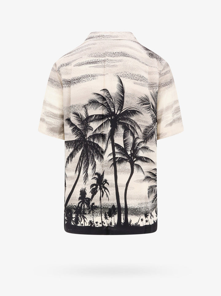 Silk shirt with hawaian print