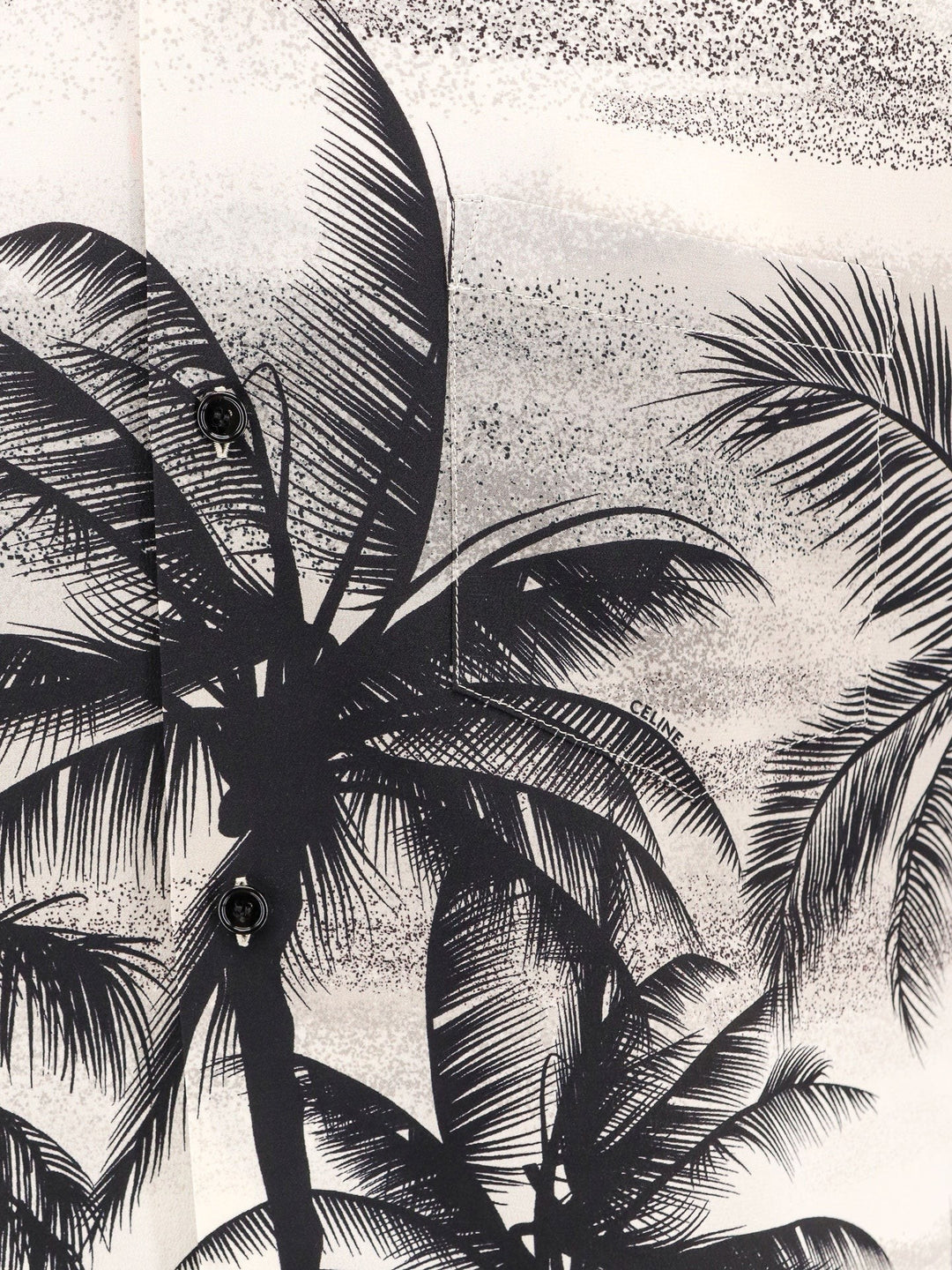 Silk shirt with hawaian print