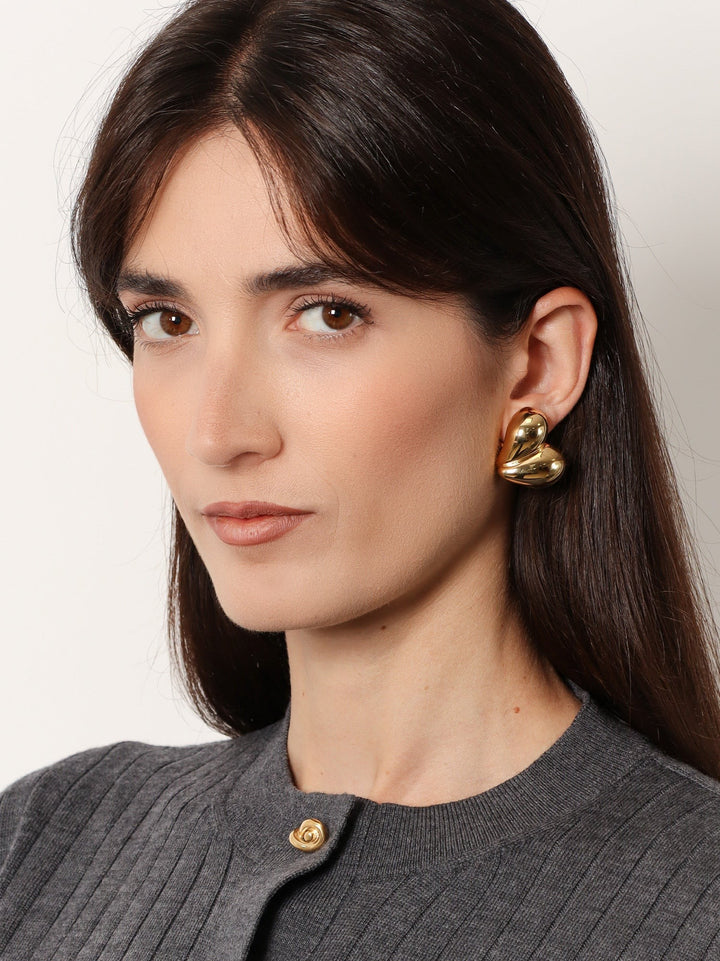 Silver earrings