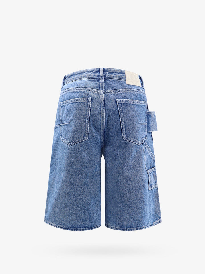Six pockets denim bermuda shorts