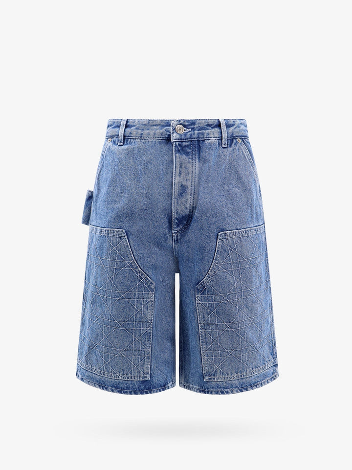 Six pockets denim bermuda shorts