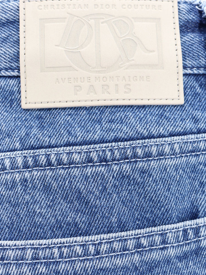 Six pockets denim bermuda shorts