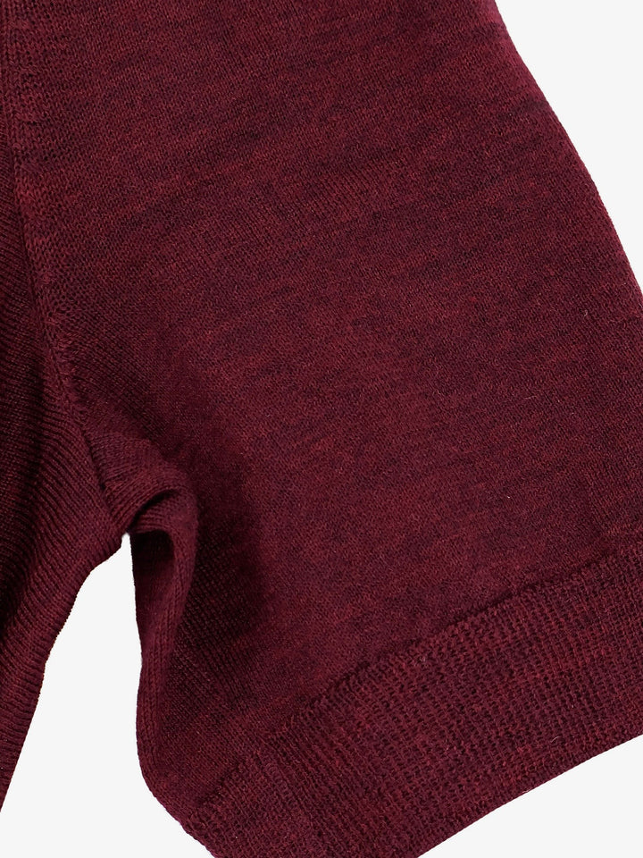 Skater virgin wool mini dress