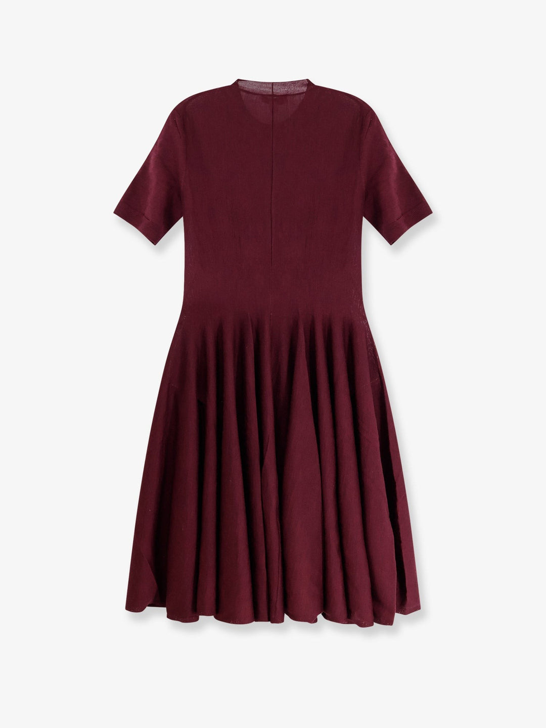 Skater virgin wool mini dress