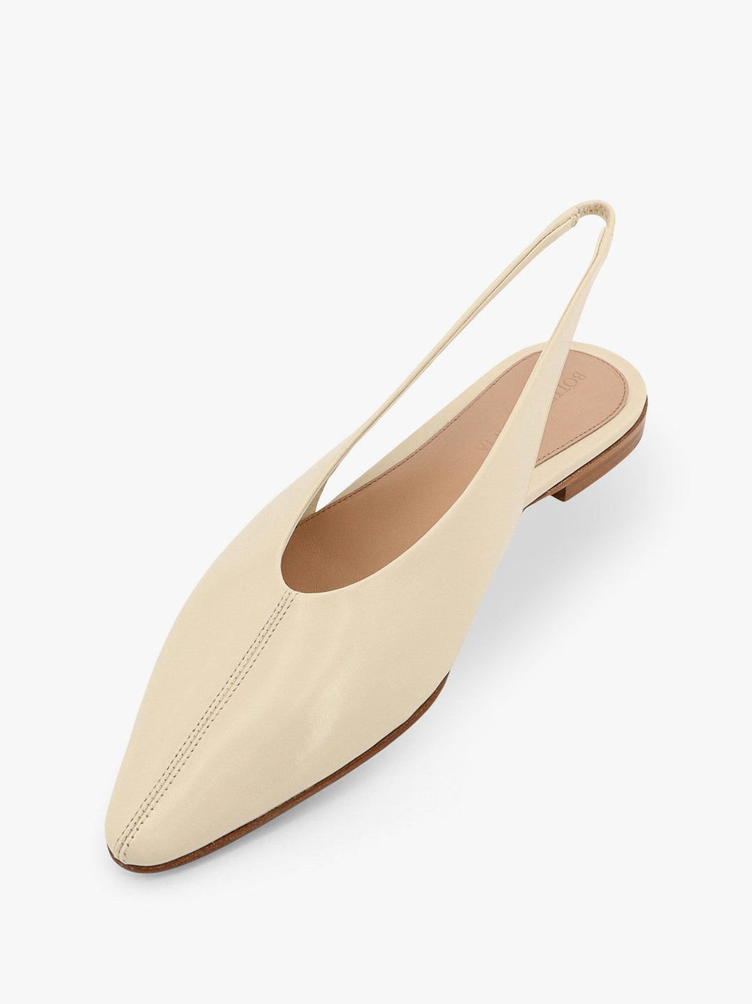 Sofia flat leather slingbacks