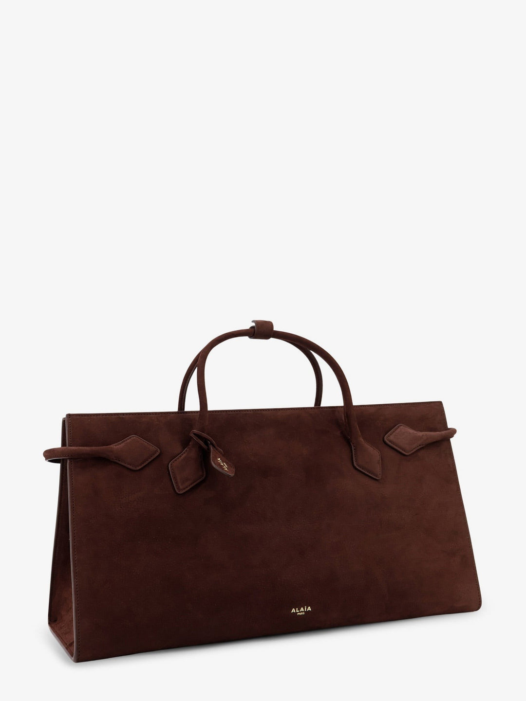 Suede Hand Tote bag