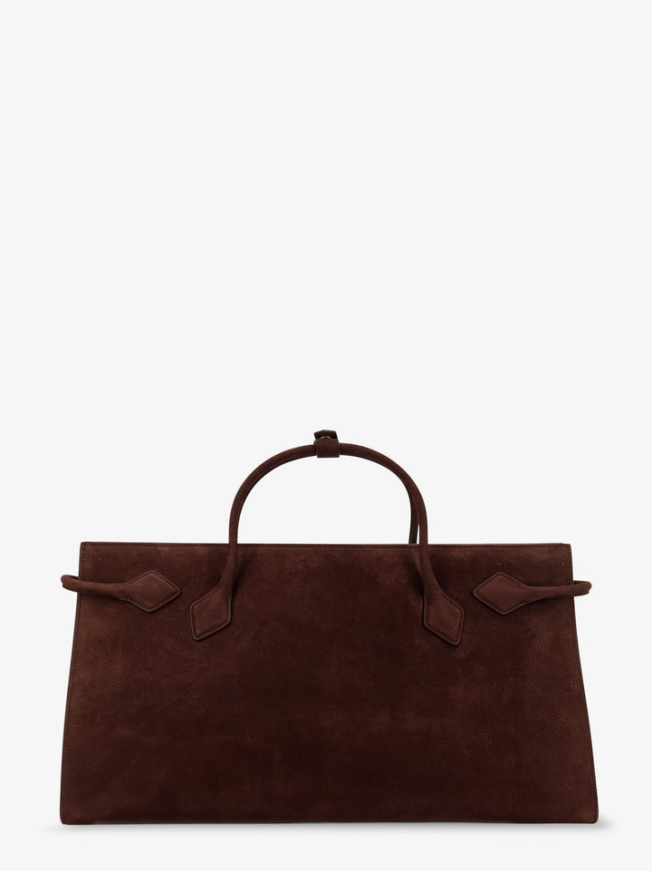 Suede Hand Tote bag