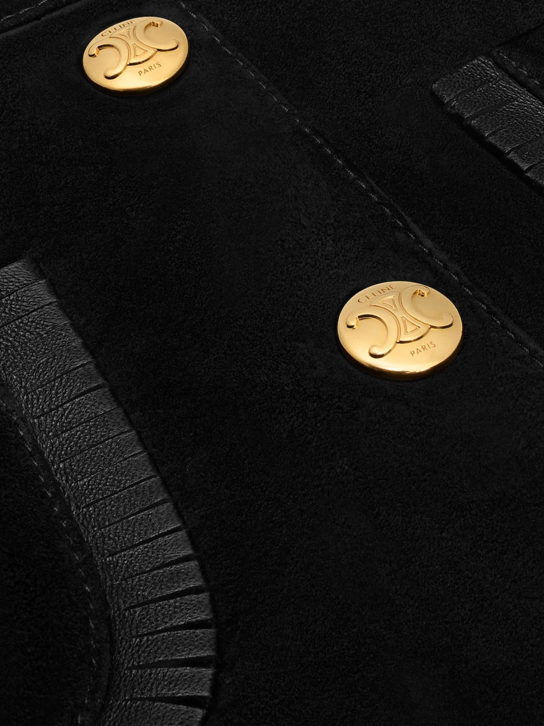 Suede miniskirt