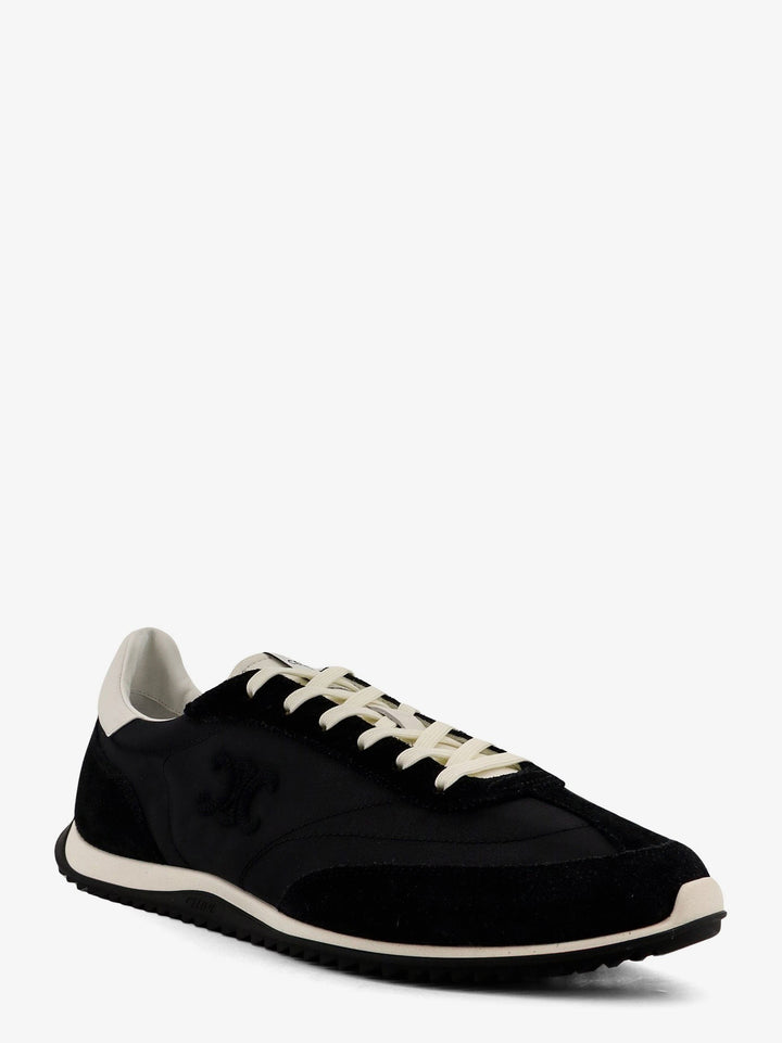 Super Light nylon and suede low-top sneakers