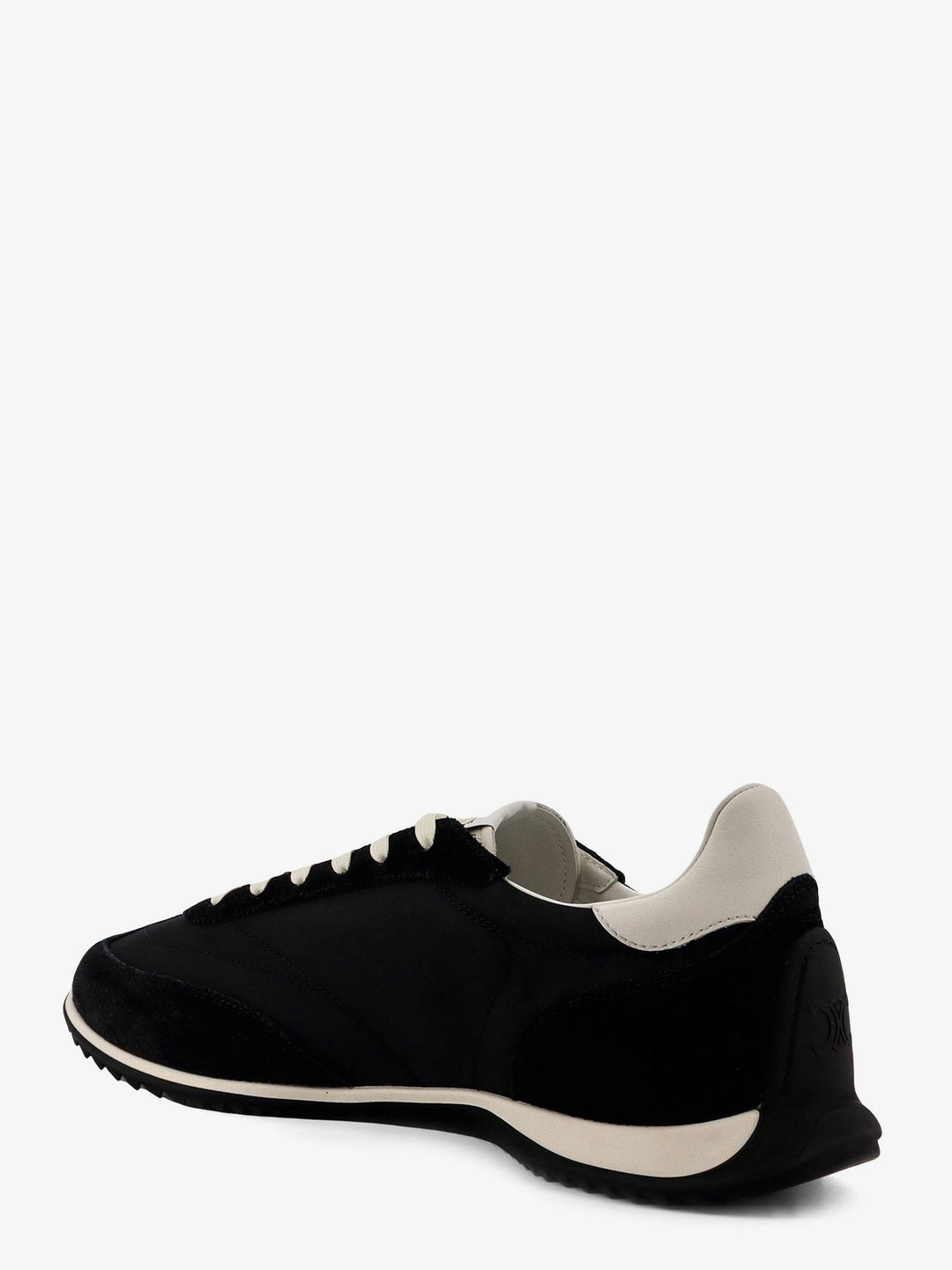 Super Light nylon and suede low-top sneakers