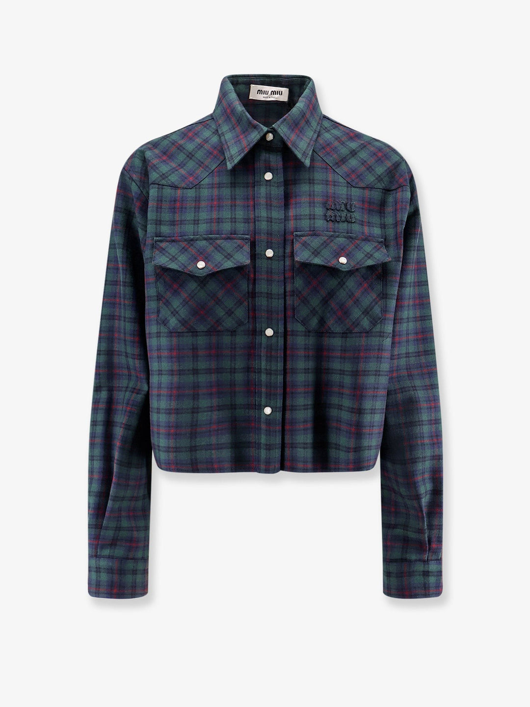 Tartan virgin wool shirt
