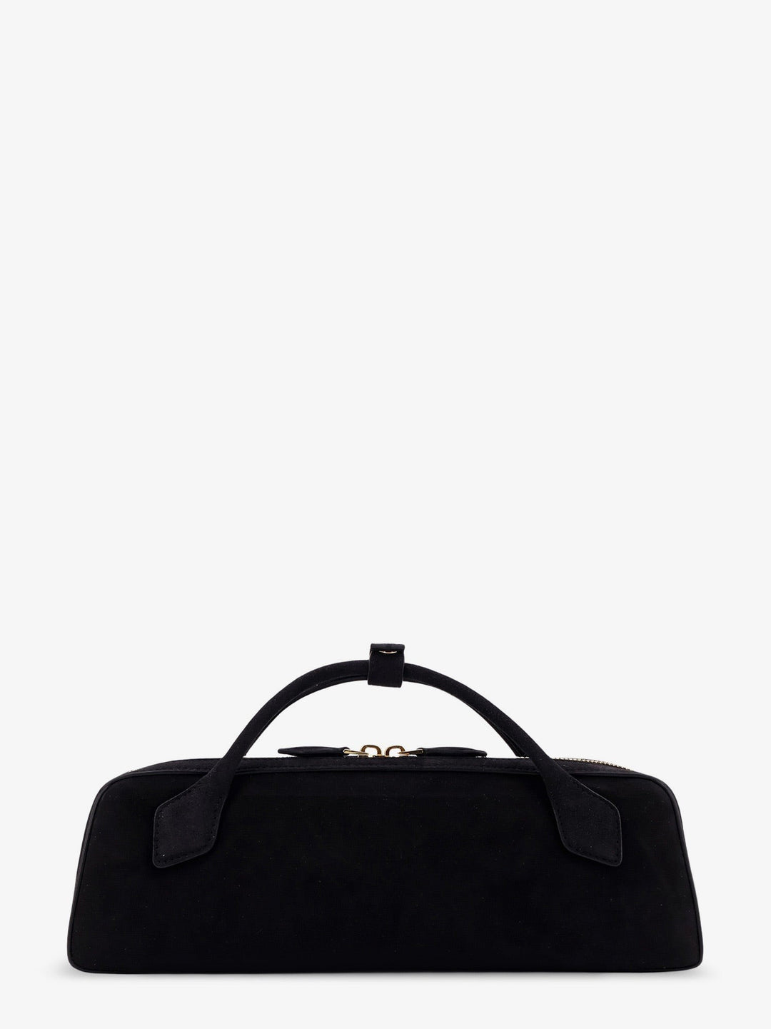 Teckel Clutch suede handbag