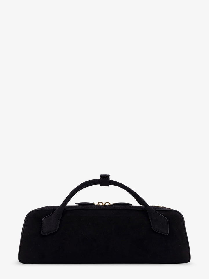 Teckel Clutch suede handbag
