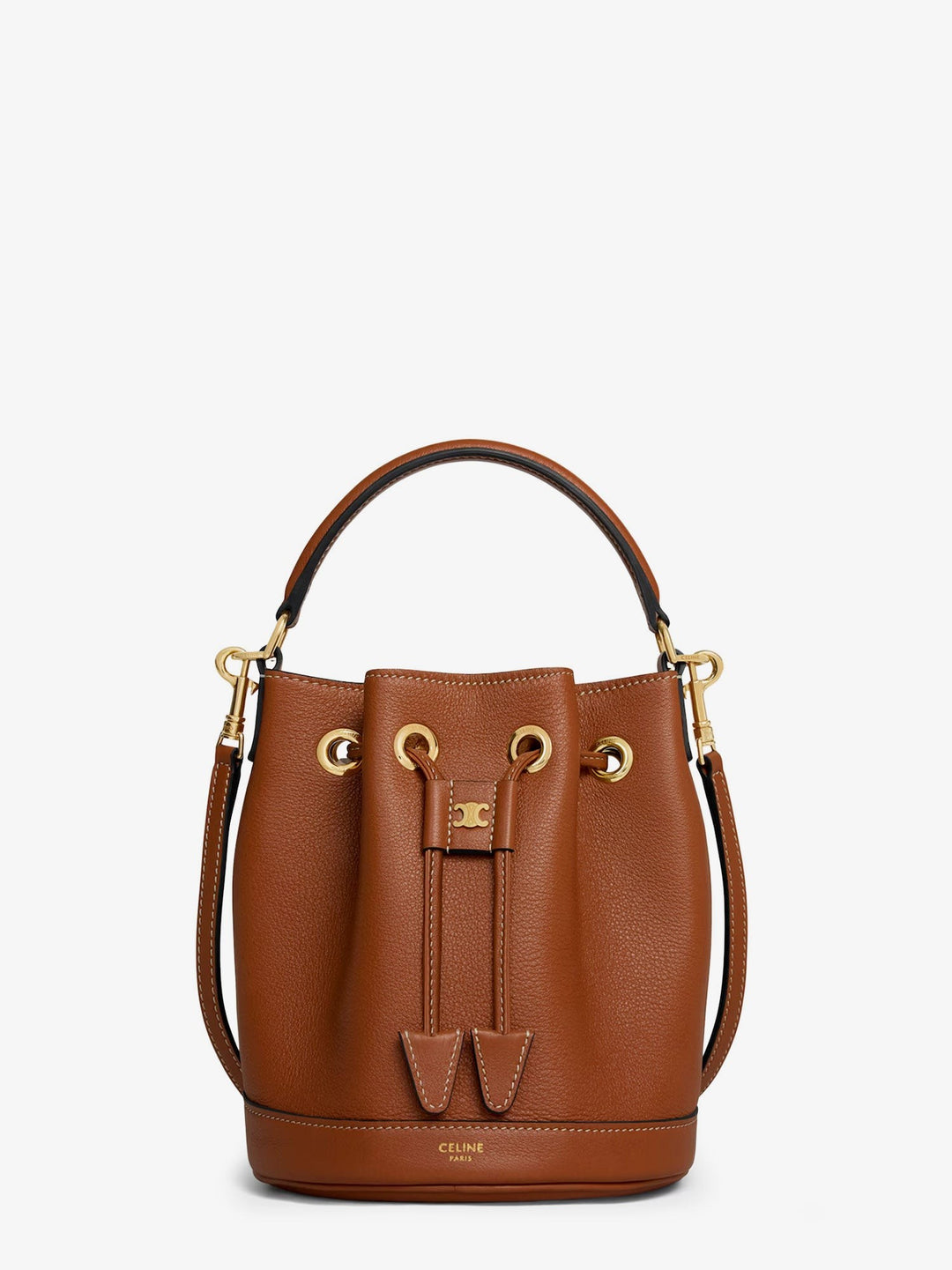 Teen Bucket Clara leather bucket bag