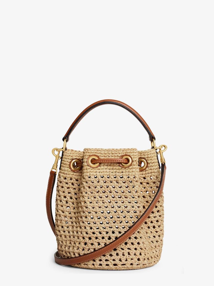 Teen Bucket Clara rafia bucket bag