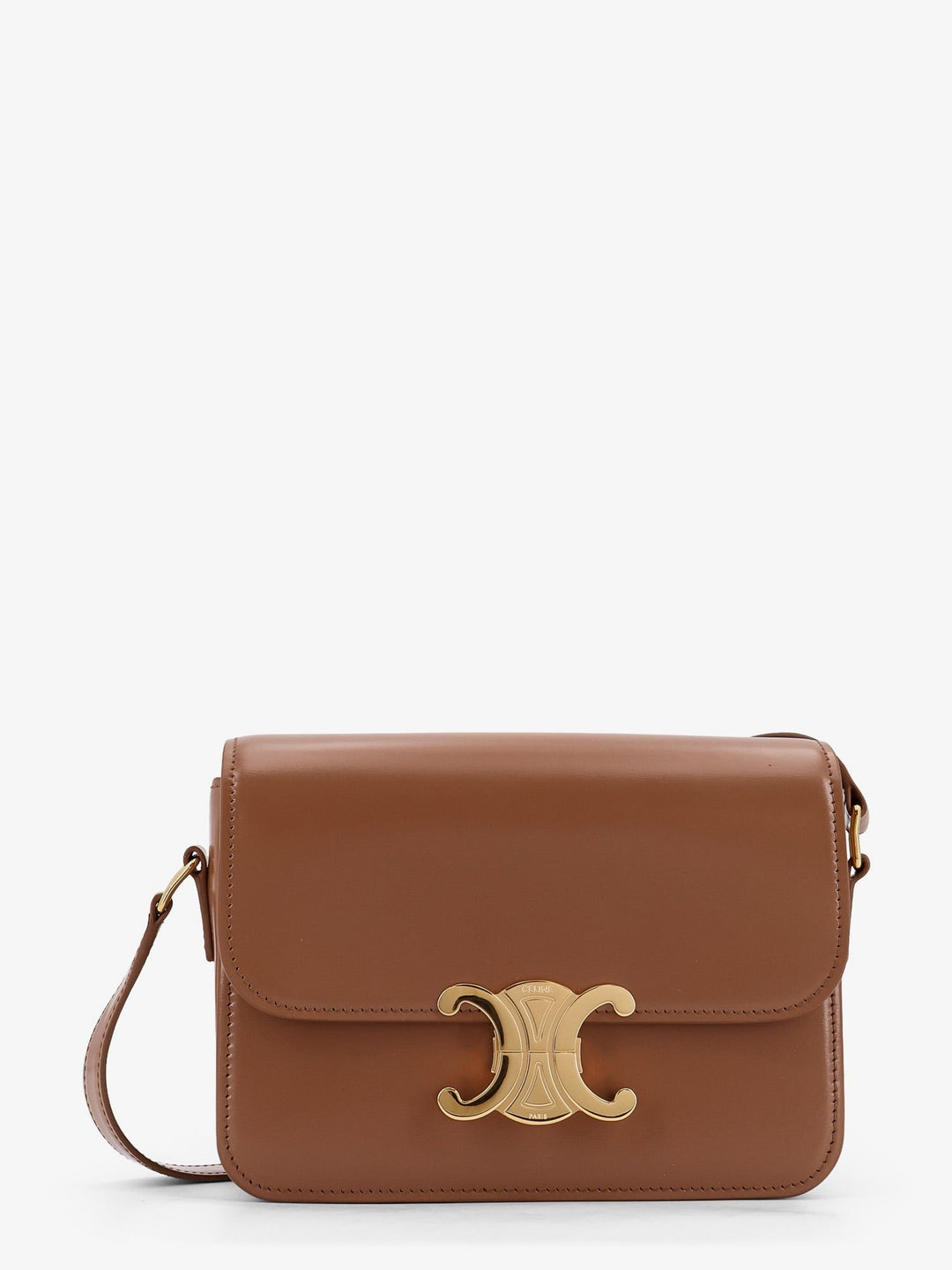 Teen Triomphe leather shoulder bag