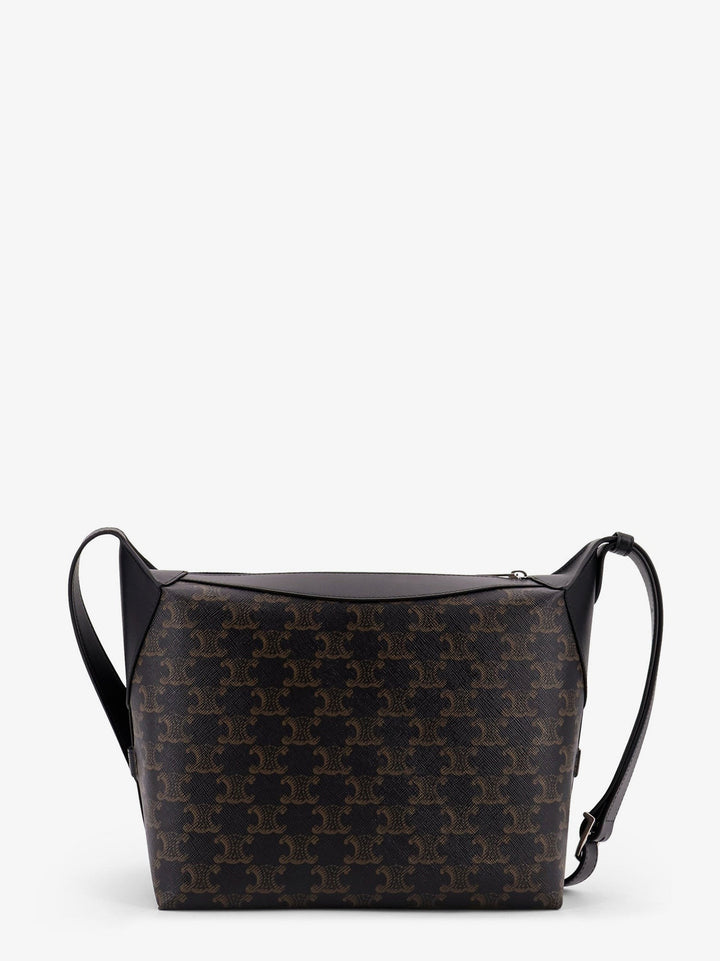 Triomphe canvas and leather shoulder bag