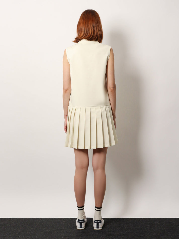 Virgin wool and mohair short dress
