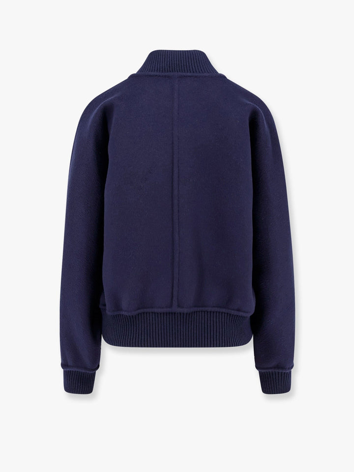Virgin wool and silk bomber with dior oblique internal motif