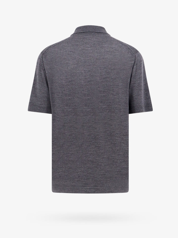 Virgin wool polo shirt