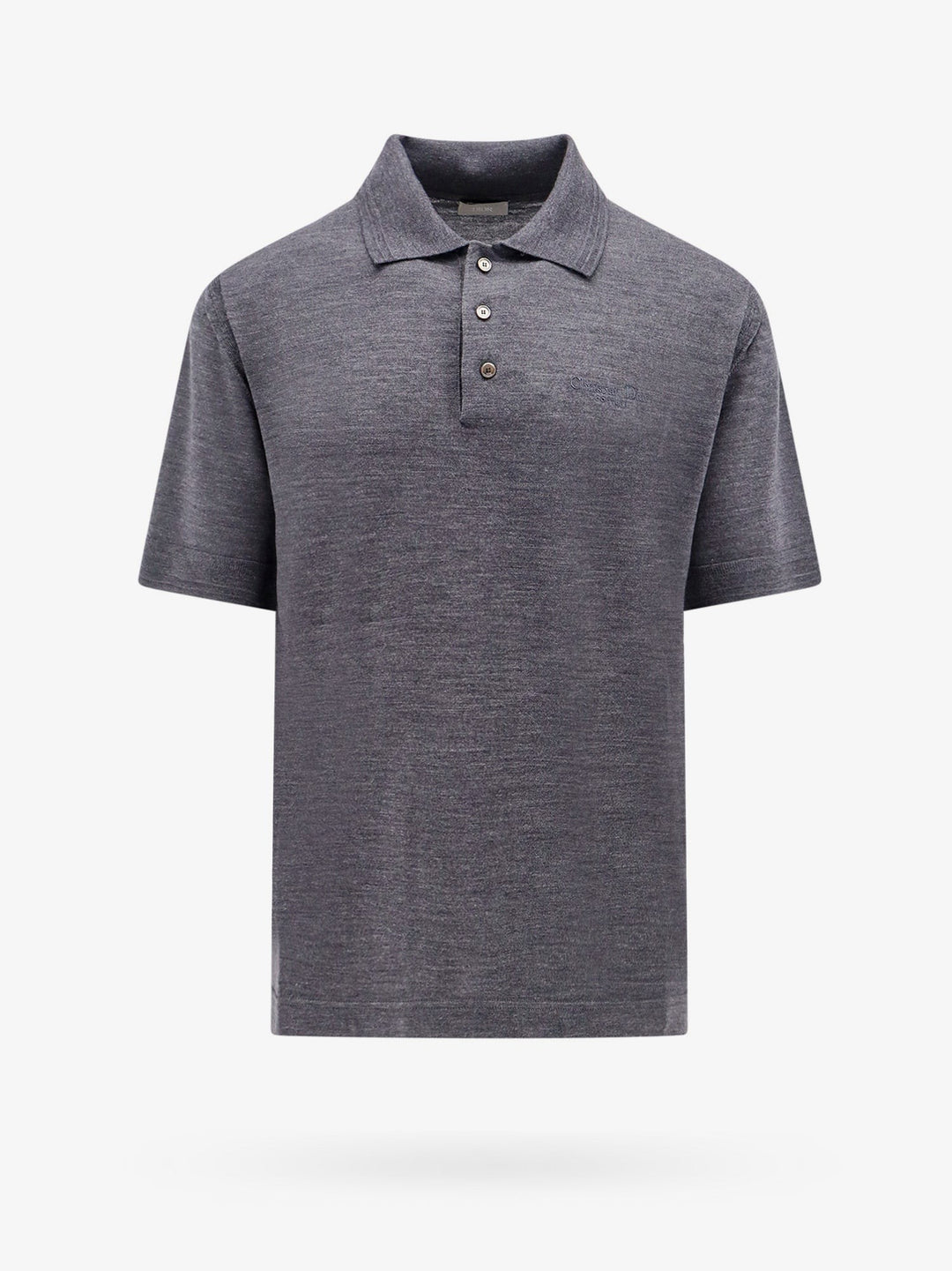 Virgin wool polo shirt