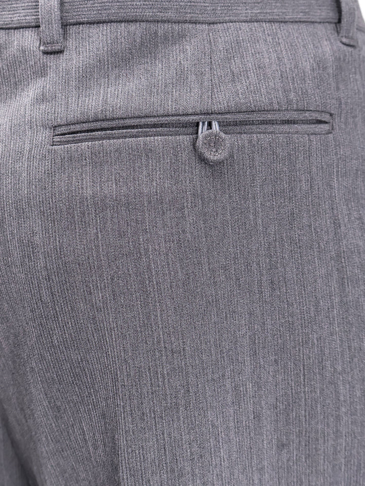 Virgin wool trouser with pinces