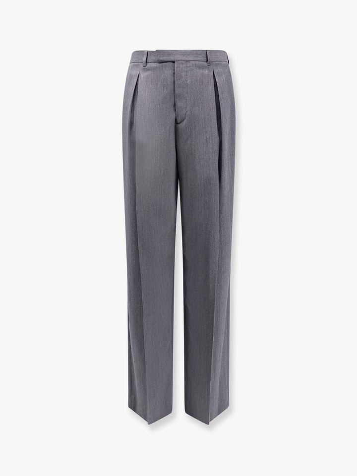 Virgin wool trouser with pinces