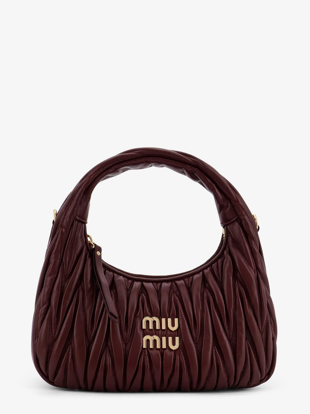 Wander matelassé leather shoulder bag