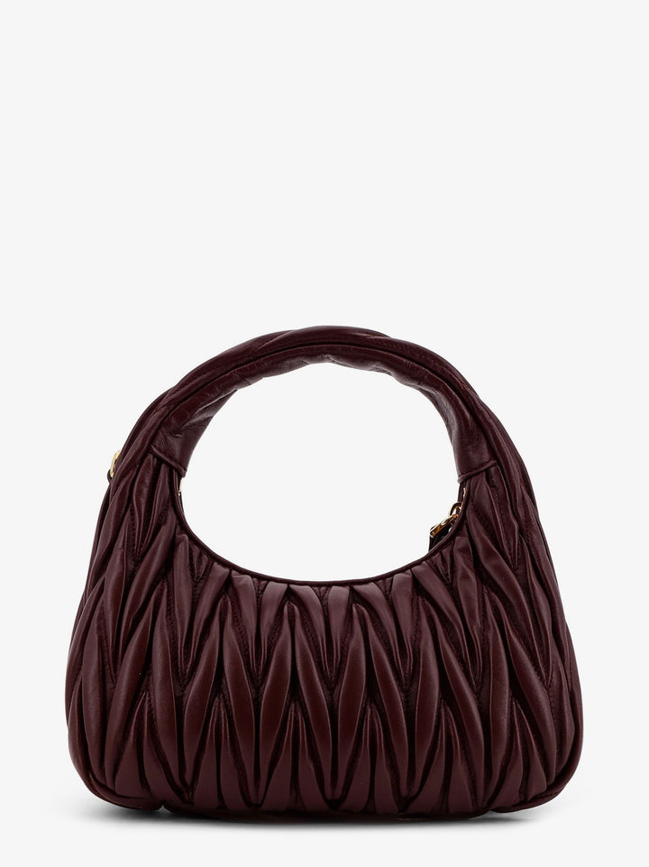Wander matelassé leather shoulder bag