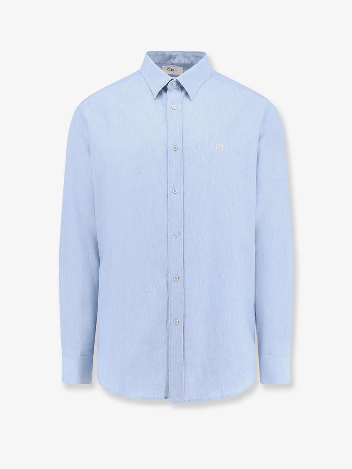 Wide fit cotton shirt